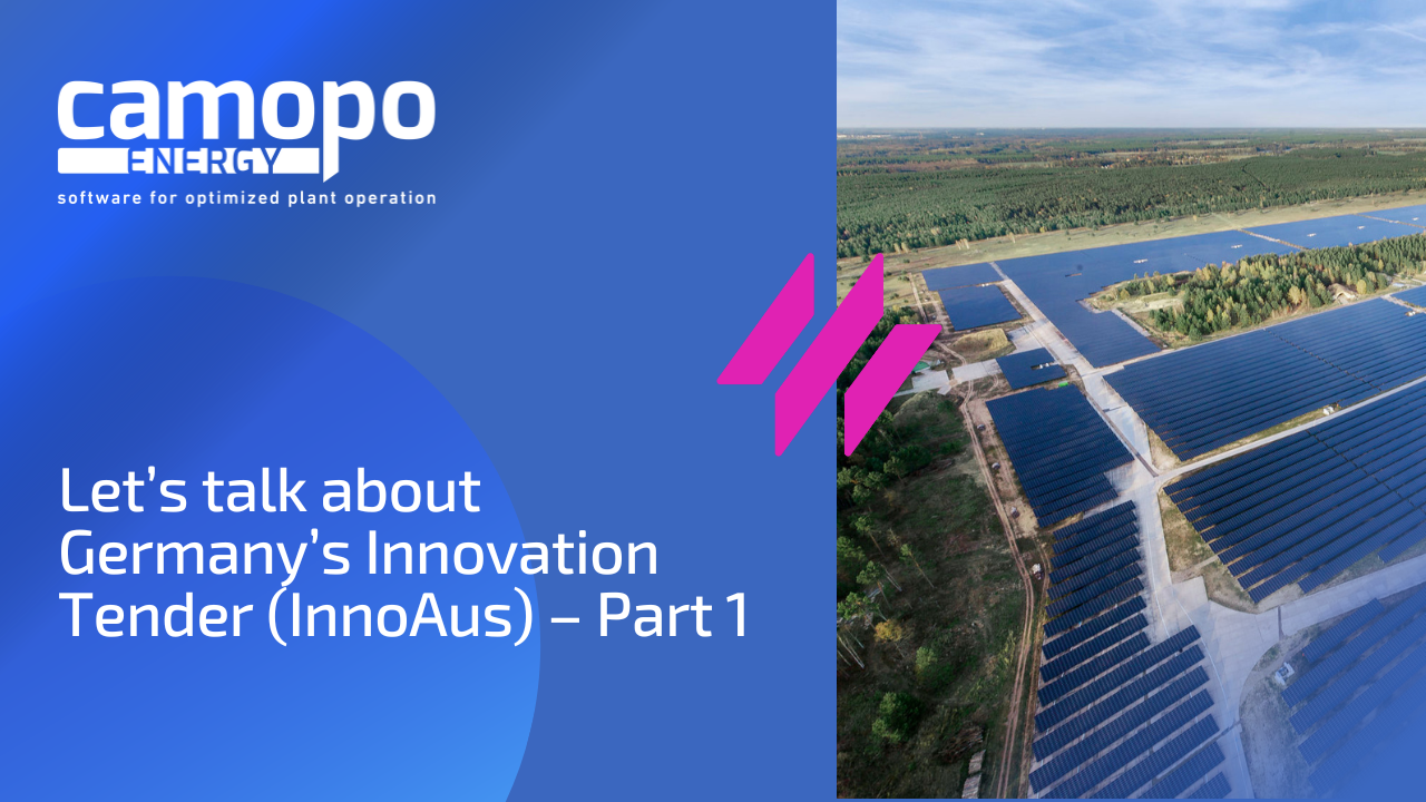 Let’s talk about Germany’s Innovation Tender (InnoAus) – Part 1